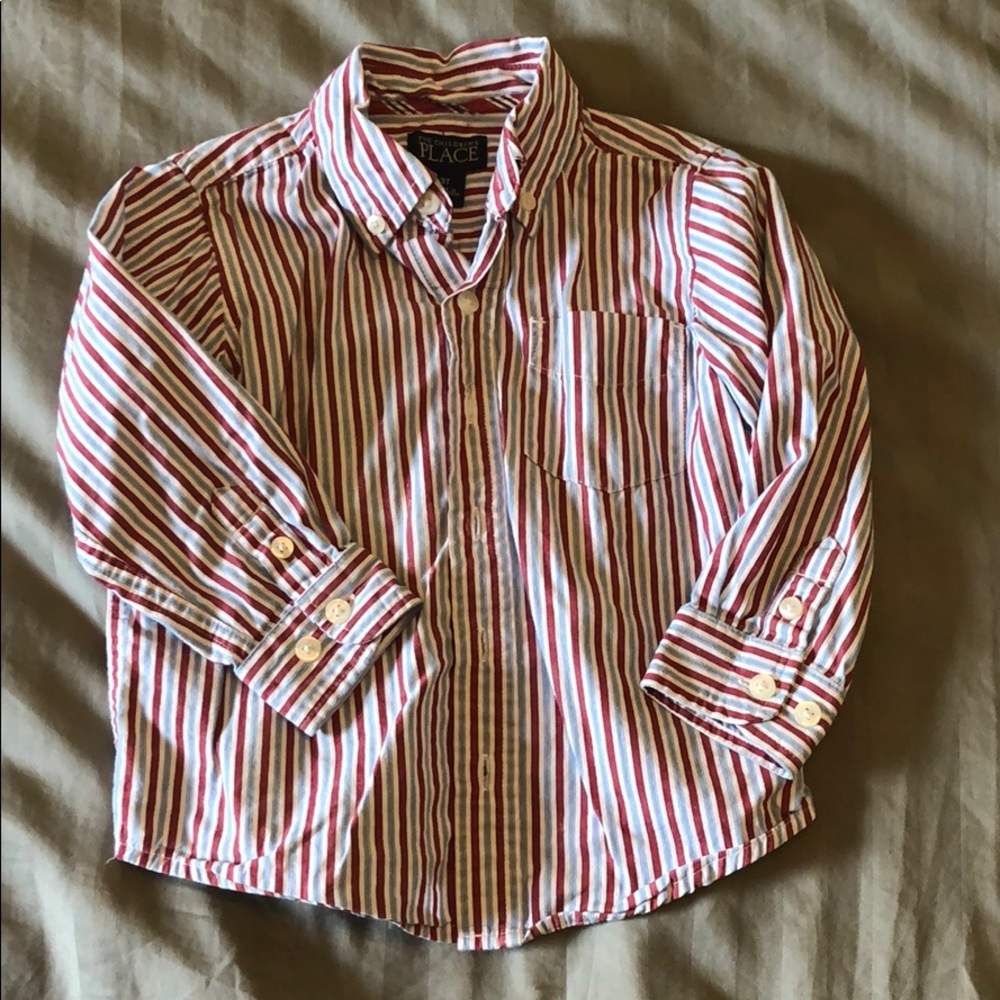 Button down little boy shirt-size 3T